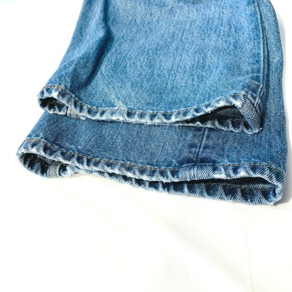 Vintage Levis 505 Tapered Relaxed Fit High‎ Rise Jeans Medium Wash Denim 40x30 - Picture 8 of 12